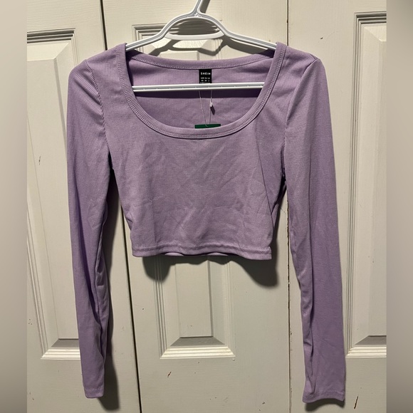 NWT purple crop top - Picture 1 of 2